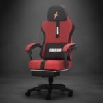 Drogo ComfortMax Ergonomic Gaming Chair with Breathable Fabric, Adjustable Neck