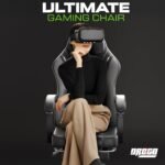 Drogo Phantom Ergonomic Gaming Chair with Premium PU Leather, Adjustable Neck - Image 41