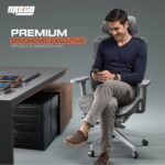 Drogo Neoflex Ergonomic Office Chair for Work from Home Heavy Duty Metal Base - Image 13