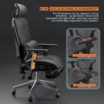 Drogo Neoflex Ergonomic Office Chair for Work from Home Heavy Duty Metal Base - Image 5