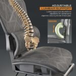 Drogo Neoflex Ergonomic Office Chair for Work from Home Heavy Duty Metal Base - Image 15