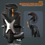 Drogo Neoflex Ergonomic Office Chair for Work from Home Heavy Duty Metal Base - Image 7