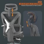 Drogo Neoflex Ergonomic Office Chair for Work from Home Heavy Duty Metal Base - Image 16