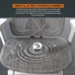 Drogo Neoflex Ergonomic Office Chair for Work from Home Heavy Duty Metal Base - Image 25