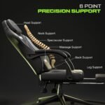 Drogo Phantom Ergonomic Gaming Chair with Premium PU Leather, Adjustable Neck - Image 47