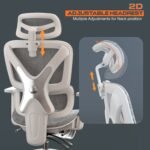 Drogo Neoflex Ergonomic Office Chair for Work from Home Heavy Duty Metal Base - Image 26