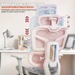 Drogo Opulent Ergonomic Office Chair for Work from Home - Image 12