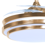 La Tarte Chandelier Ceiling Fan with Remote Control - Image 6