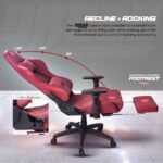 Drogo Emperor Pro Ergonomic Gaming Chair With Footrest, Adjustable Seat & 3D Arm Rest - Image 12
