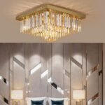 Logro Square Crystal Flush Mount Chandelier - Image 2