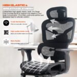 Drogo Opulent Ergonomic Office Chair for Work from Home - Image 22