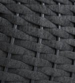 Eurig Single Seater Hanging Swing With Stand For Balcony, Garden (Grey) Braided & Rope - Image 5