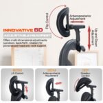 Drogo Opulent Ergonomic Office Chair for Work from Home - Image 23