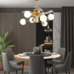 Bellus Chandelier Ceiling Fan with Remote Control - Image 5