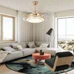 La Tarte Chandelier Ceiling Fan with Remote Control - Image 9