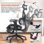 Drogo Opulent Ergonomic Office Chair for Work from Home - Image 25