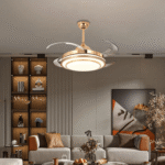 La Tarte Chandelier Ceiling Fan with Remote Control - Image 3