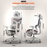 Drogo Opulent Ergonomic Office Chair for Work from Home - Image 9