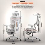 Drogo Opulent Ergonomic Office Chair for Work from Home - Image 18