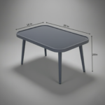 Polari Outdoor Garden Balcony Sofa Set 2 Seater , 2 Single Seater 1 Center Table Set (Grey) Braided and Rope - Image 16