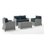 Porch Outdoor Sofa Set 2 Seater, 2 Single seater and 1 Center Table - Image 4