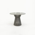 Gracia Outdoor Patio Dining Set 4 Chairs and 1 Table, Braid & Rope (Grey) - Image 5