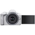 Canon EOS R50 Mirrorless Camera with 18-45mm Lens (White) - Image 3