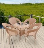 Boss Outdoor Patio Seating Set 4 Chairs and 1 Table Set - Image 9