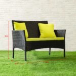 Hamper Outdoor Sofa Set 2 Seater , 2 Single seater and 1 Center Table Set (Black) - Image 10