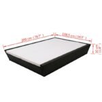 Adalberto Outdoor Poolside Sunbed With Cushion Daybed (Black/Brown) - Image 5