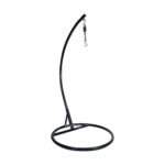 Piro Single Seater Hanging Swing With Stand For Balcony , Garden Swing (Dark Brown) - Image 6