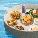 Ken Luxury Floating Serving Tray For Swimming Pool - White ( Round ) - Image 2