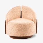 Zyra Revolving Lounge Chair - Image 2