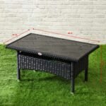 Hamper Outdoor Sofa Set 2 Seater , 2 Single seater and 1 Center Table Set (Black) - Image 11