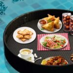 Enciso Luxury Floating Serving Tray For Swimming Pool - Black ( Round ) - Image 2