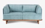 Anish 2 Seater Sofa Blue - Image 8