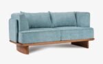 Anish 2 Seater Sofa Blue - Image 4