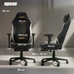 Drogo Titan Leto Ergonomic Gaming Chair with Hybrid Leatherette Fabric - Image 20