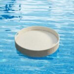 Ken Luxury Floating Serving Tray For Swimming Pool - White ( Round ) - Image 3