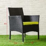 Hamper Outdoor Sofa Set 2 Seater , 2 Single seater and 1 Center Table Set (Black) - Image 12