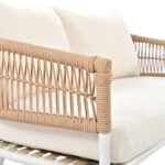 Frias Outdoor Sofa Set 2 Seater, 2 Single seater and 1 Center Table Braided & Rope - Image 5