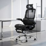 Drogo Ergonex Ergonomic Office Chair For Work From Home With Breathable Mesh - Image 8