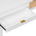 43.3" Classic Makeup Vanity – Elegant Wooden Vanity Desk with Storage - Image 2