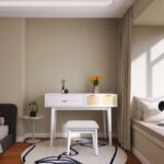 43.3" Classic Makeup Vanity – Elegant Wooden Vanity Desk with Storage - Image 3