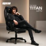 Drogo Titan Leto Ergonomic Gaming Chair with Hybrid Leatherette Fabric - Image 2