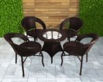 Boss Outdoor Patio Seating Set 4 Chairs and 1 Table Set - Image 8