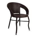 Bloom Outdoor Patio Seating Set 4 Chairs and 1 Table Set - Image 3