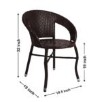 Bloom Outdoor Patio Seating Set 4 Chairs and 1 Table Set - Image 7