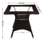 Bloom Outdoor Patio Seating Set 4 Chairs and 1 Table Set - Image 6