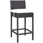 Volta Outdoor Patio Bar Sets 4 Chairs and 1 Table (Dark Brown) - Image 25